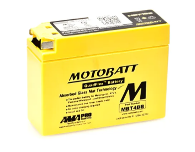 BATERIA AGM MOTOBATT MBT4BB 2.5Ah CCA40