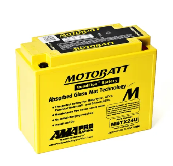 BATERIA AGM MOTOBATT MBTX24U 25Ah CCA350