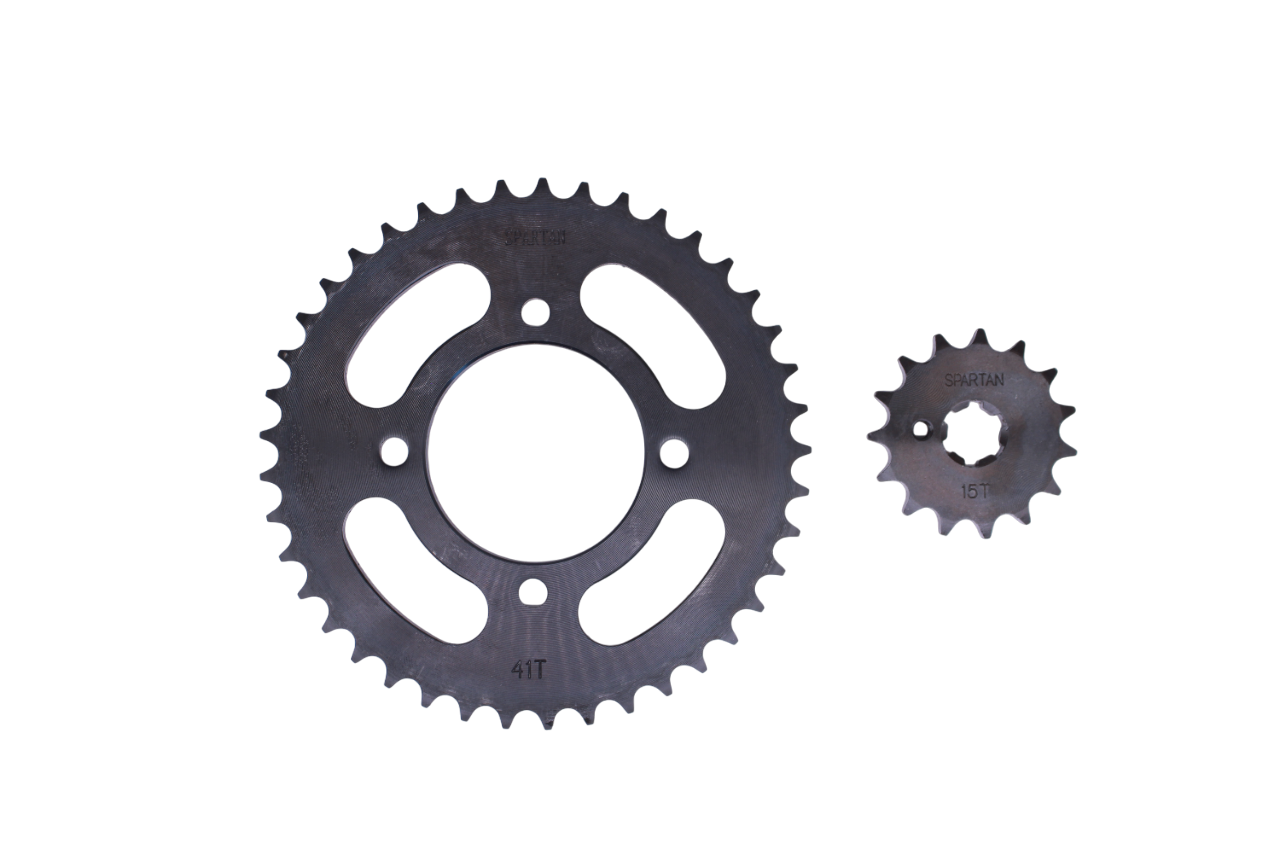 Kit de arrastre crypton 115 SPARTAN | 41T/15T 428H-120L reforzado