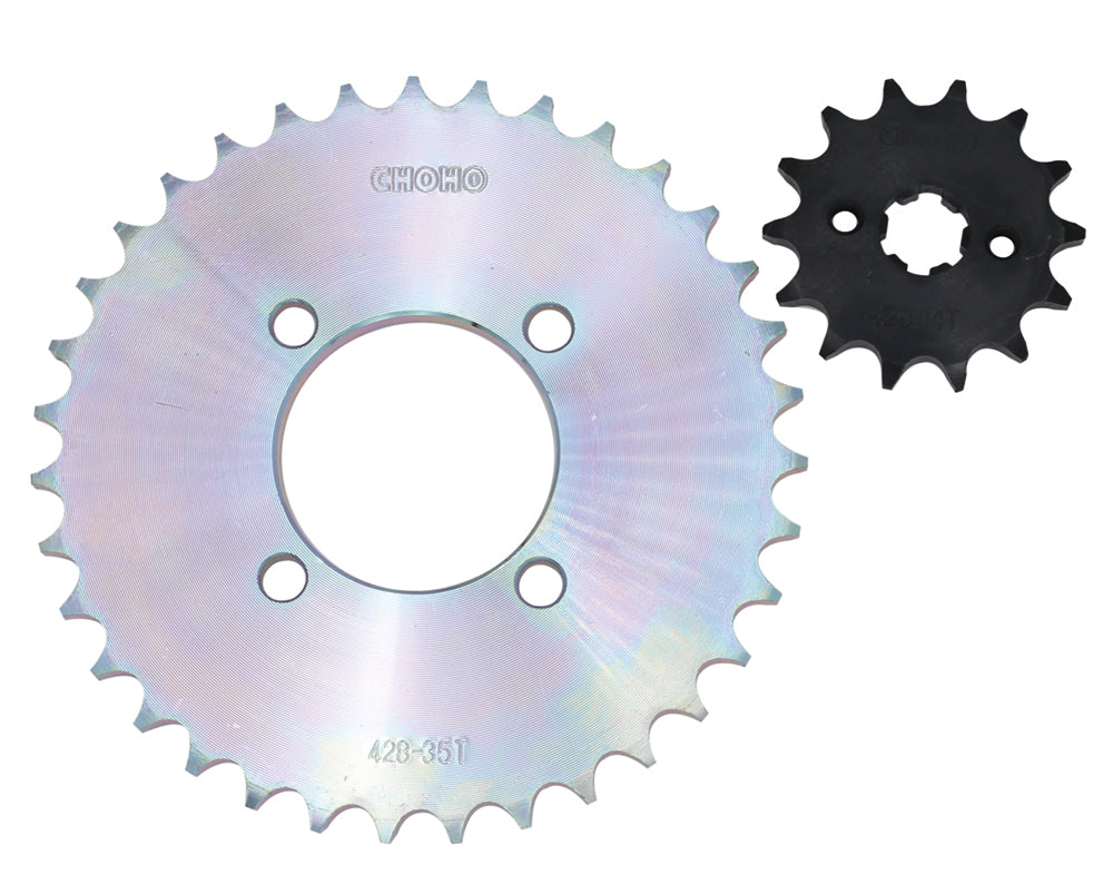 Kit de arrastre SUZUKI AX 100-4 CHOHO 35T/14T 428H-120L Reforzada