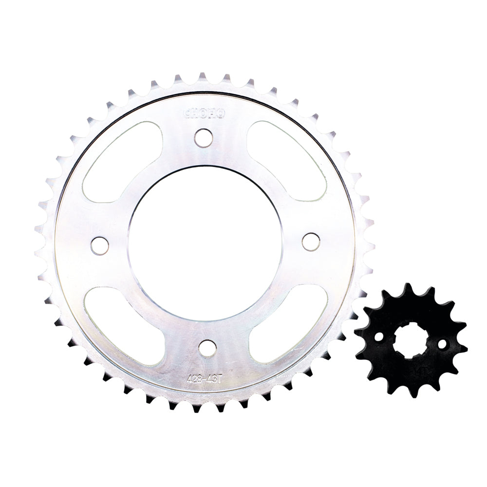 Kit de arrastre honda cbf 125 CHOHO | 43T/14T 428H-122L reforzado
