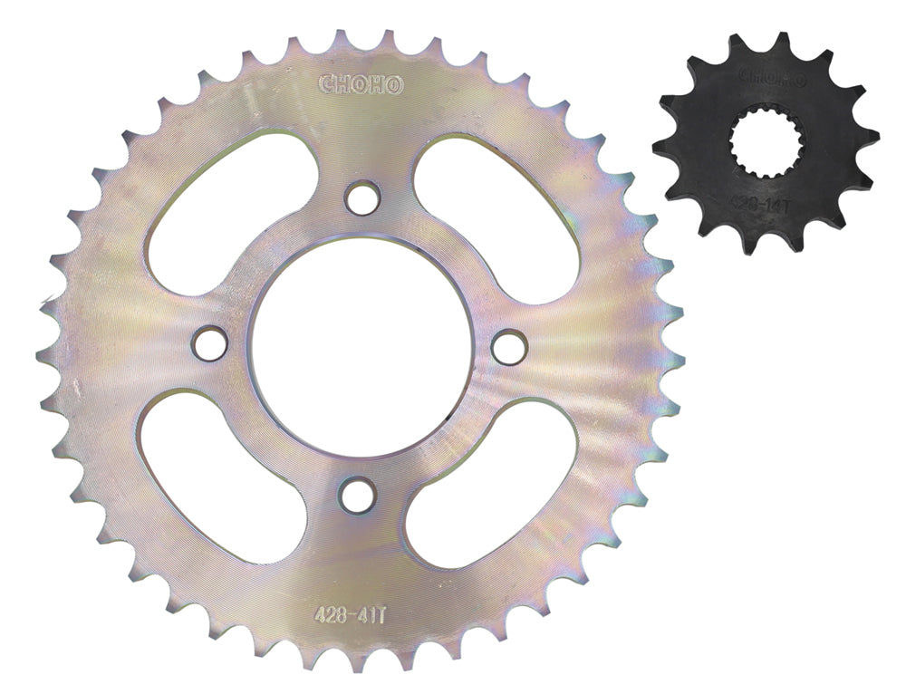 Kit de arrastre gn 125 velocidad CHOHO | 41T/14T 428H-124L reforzado