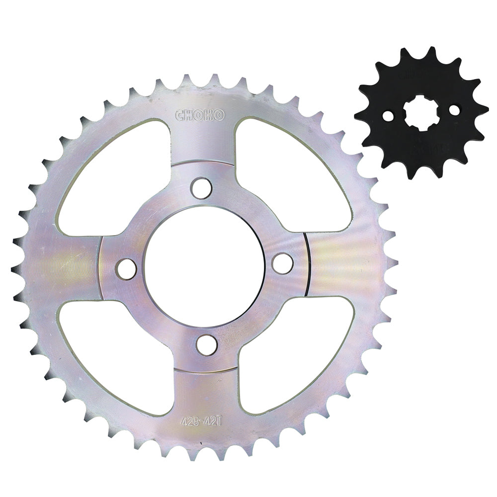 Kit de arrastre eco 100 CHOHO | 42T/14T 428H-120L reforzado