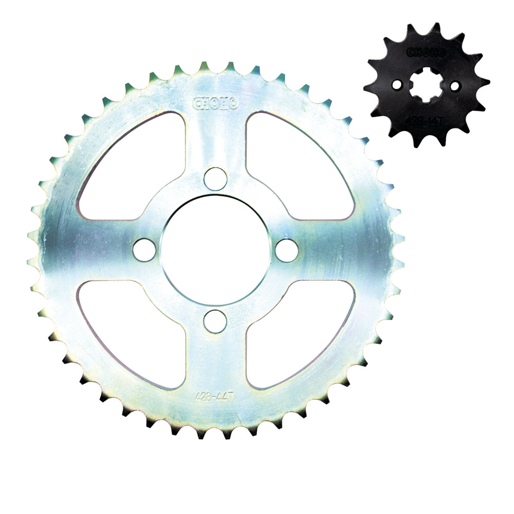 Kit de arrastre platino 100 CHOHO | 44T/14T 428H-120L reforzado