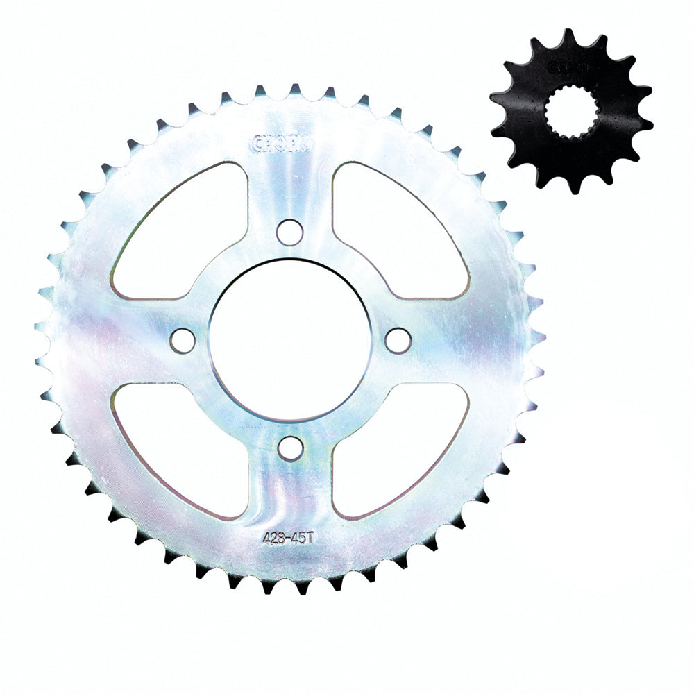 Kit de arrastre gs 125 CHOHO | 45T/14T 428H-124L reforzado