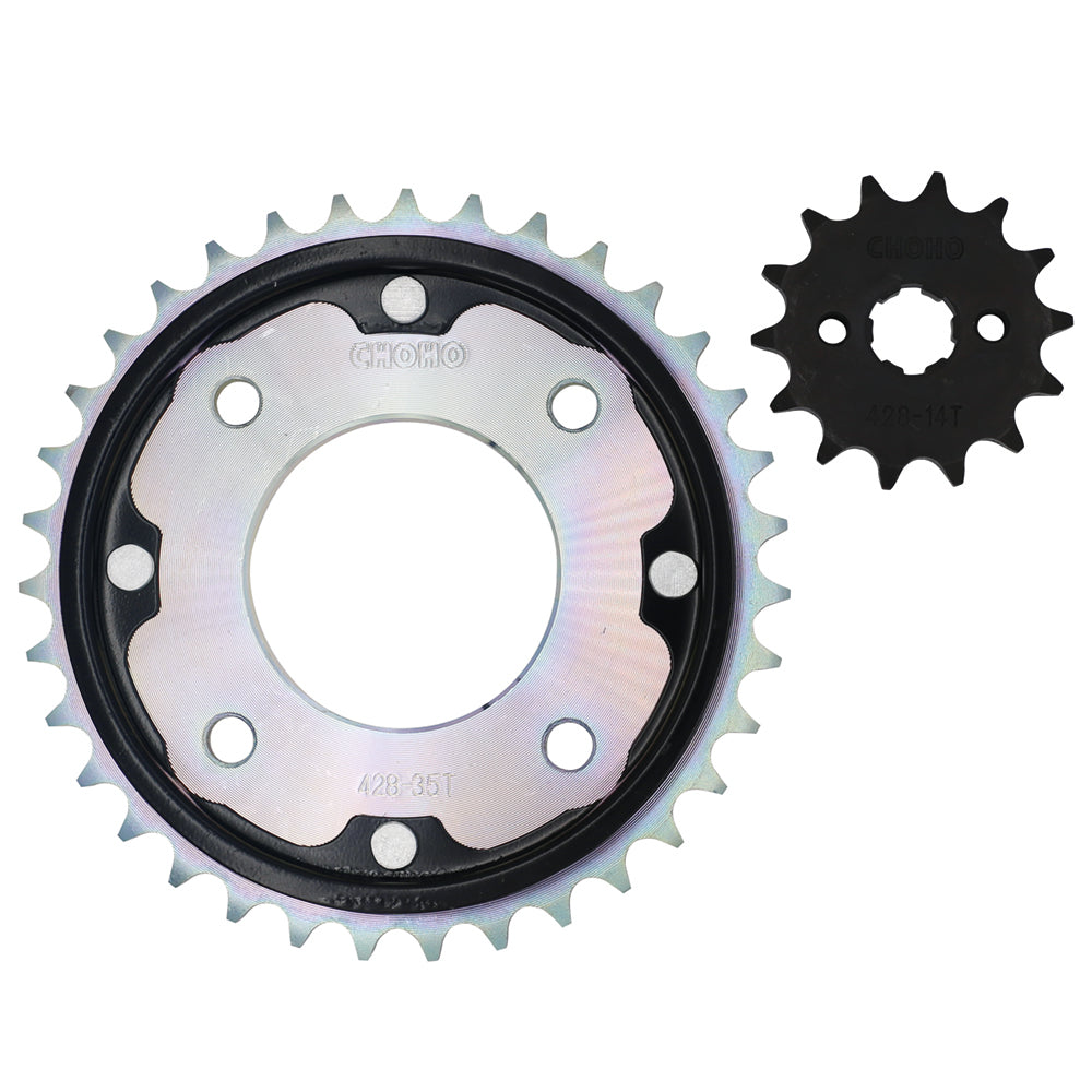 Kit de arrastre honda c100 wave velocidad CHOHO | 35T/14T 428H-120L reforzado