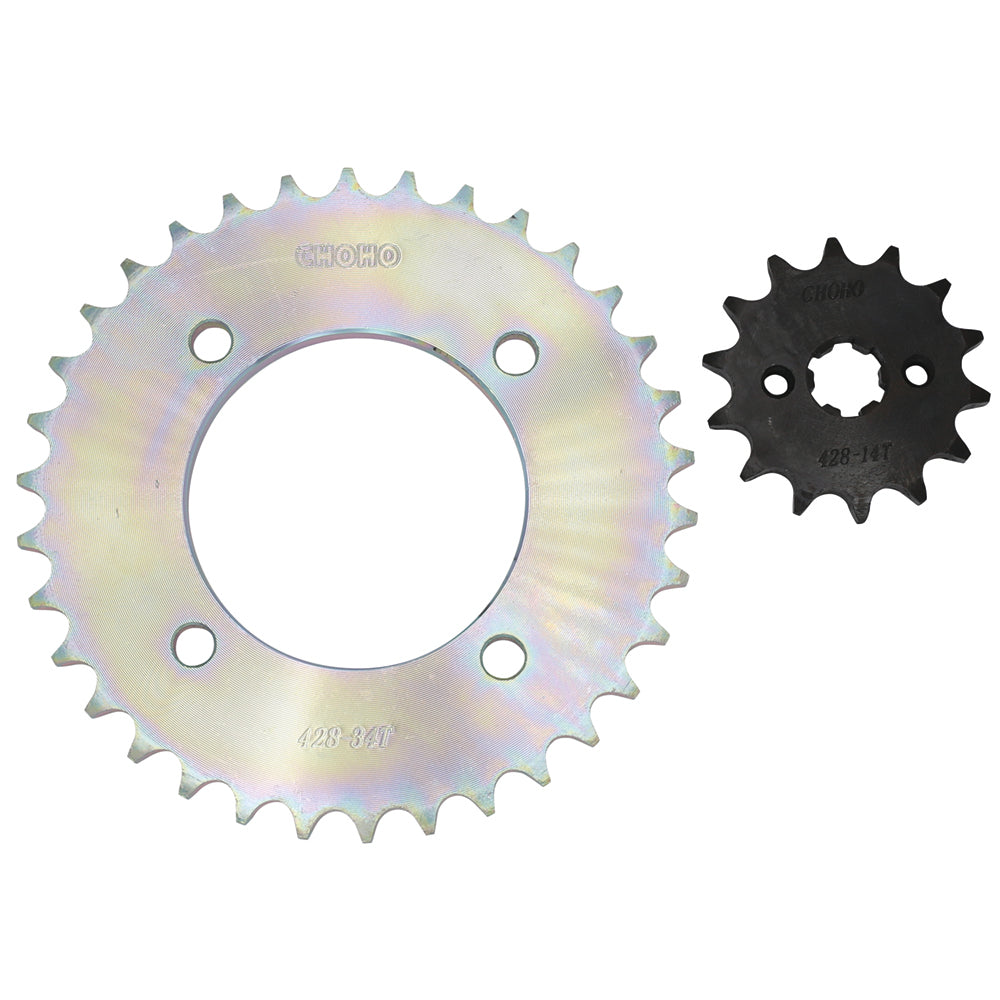 Kit de arrastre biz 125 CHOHO | 34T/14T 428H-110L reforzado