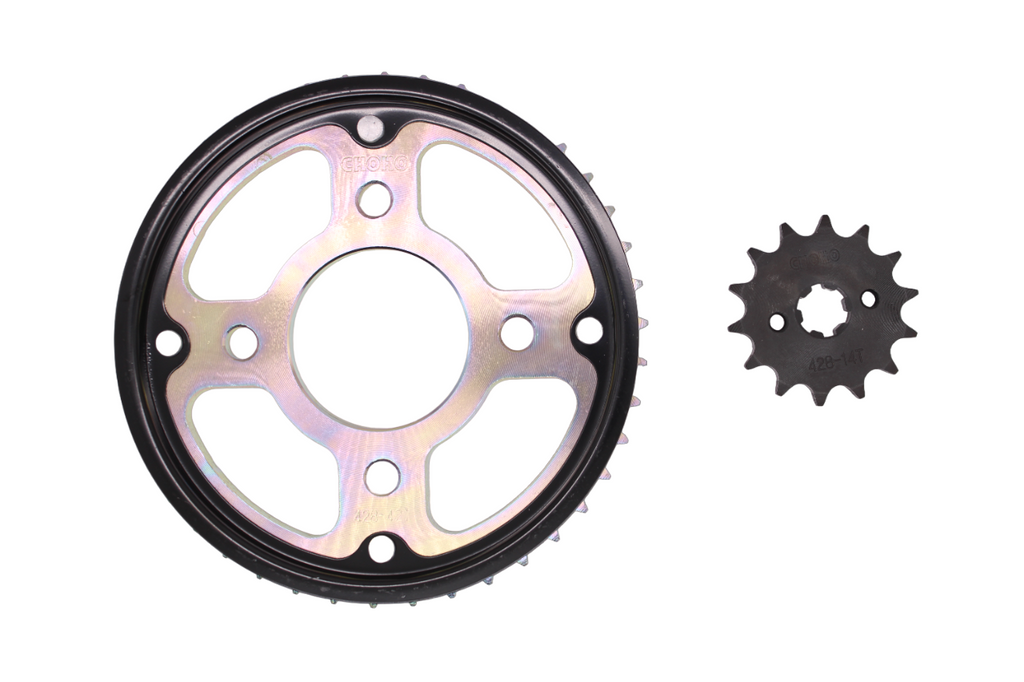 Kit de arrastre cb 125 CHOHO | 42T/14T 428HS-128L buje-Solido
