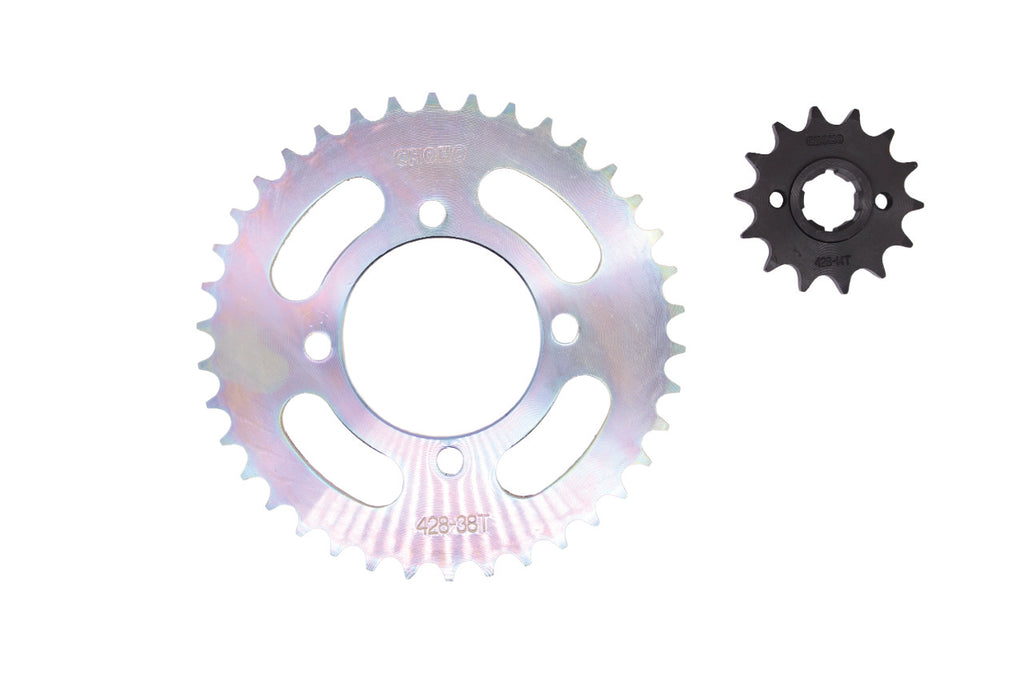 Kit de arrastre akt cr4 162 velocidad CHOHO | 38T/14T 428H-132L reforzado