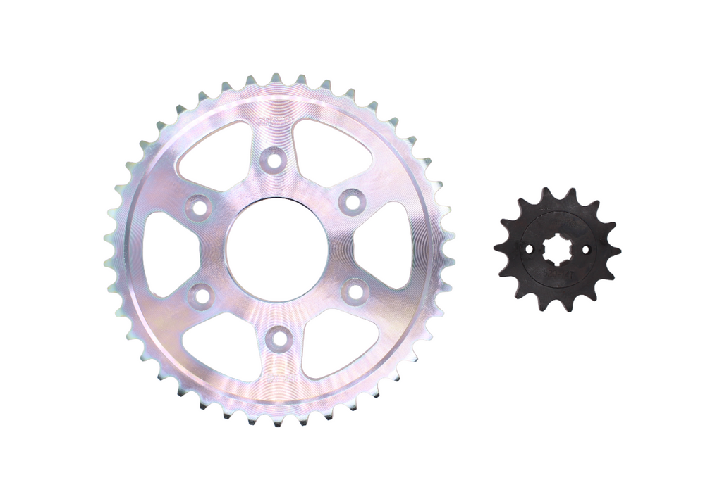 Kit de arrastre duke 200 6 huecos CHOHO | 42T/14T 520HS-120L buje-Solido