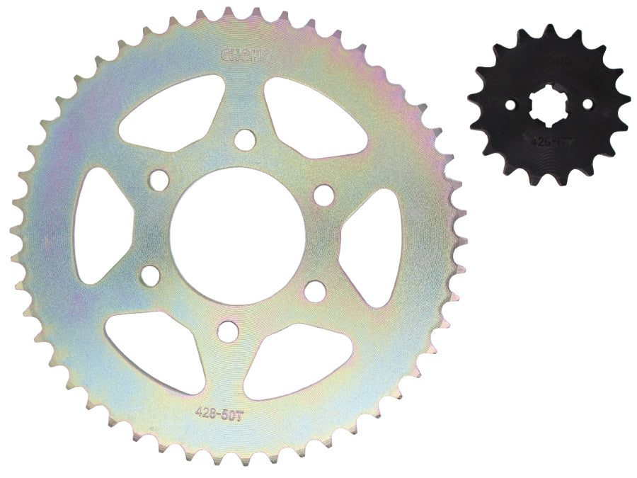 Kit de arrastre dr 150 suzuki CHOHO | 50T/17T 428HO-132L Oring