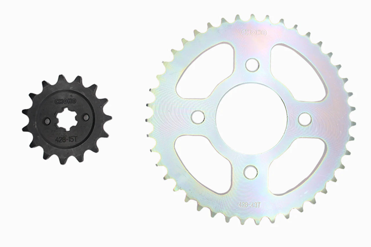 Kit Sprockets CHOHO YAMAHA YBR 125 43T/14T (428)