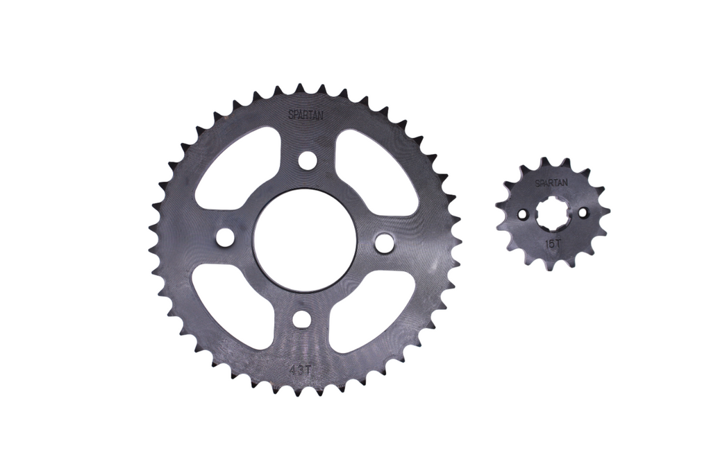 Kit de arrastre honda cbf 150 SPARTAN | 43T/15T 428H-132L reforzado