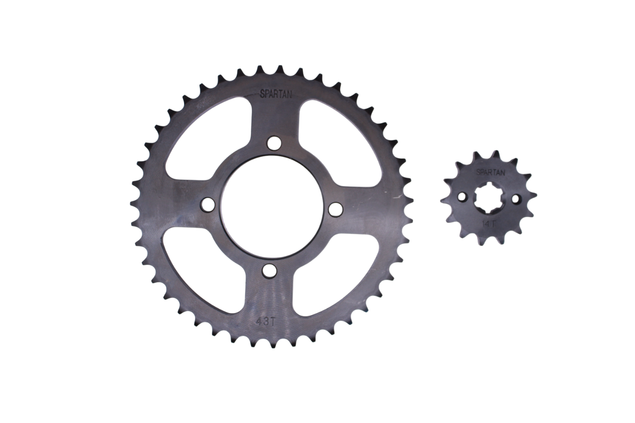 Kit de arrastre YAMAHA YBR 125 SPARTAN | 43T/14T 428H-124L Reforzada