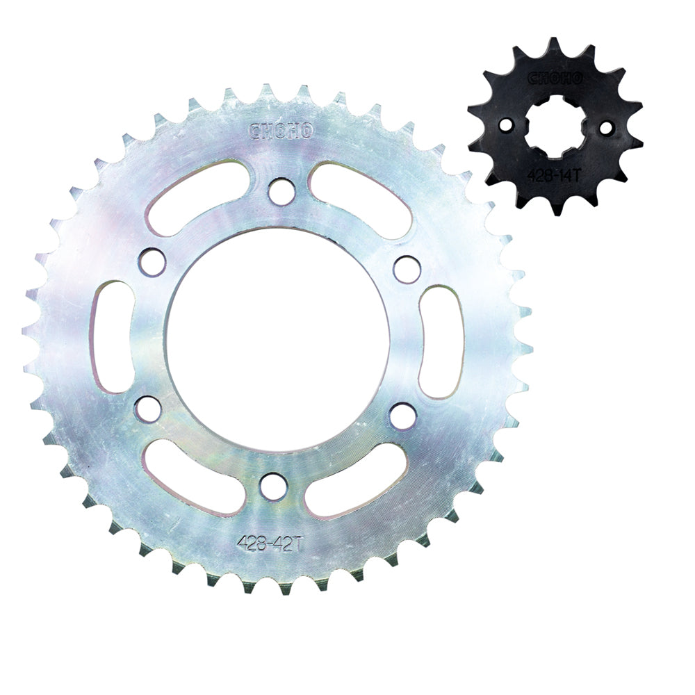 Kit de arrastre szr 150 CHOHO | 42T/14T 428HS-132L buje-Solido