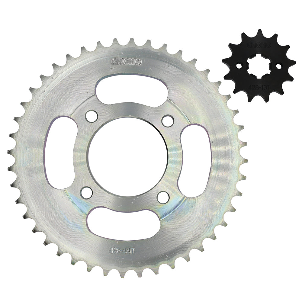 Kit de arrastre apache 160 2v concavo CHOHO | 44T/13T 428HS-132L buje-Solido
