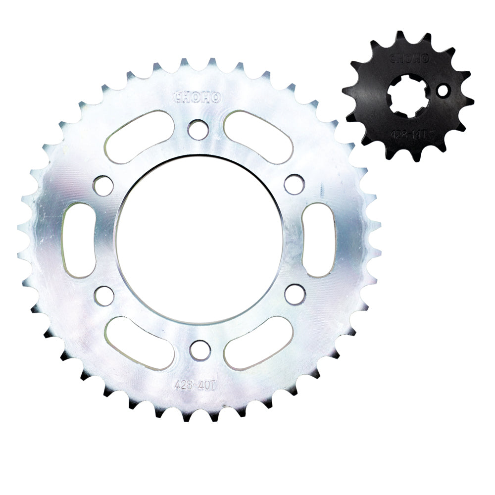 Kit de arrastre fz 16 CHOHO | 40T/14T 428H-132L reforzado DORADA