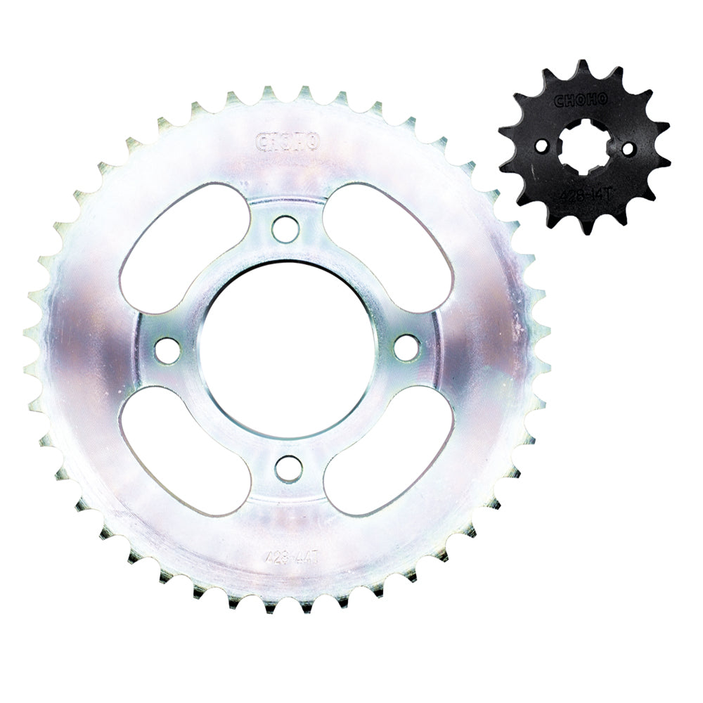Kit de arrastre apache 160 2v concavo velocidad CHOHO | 44T/14T 428HS-138L buje-Solido