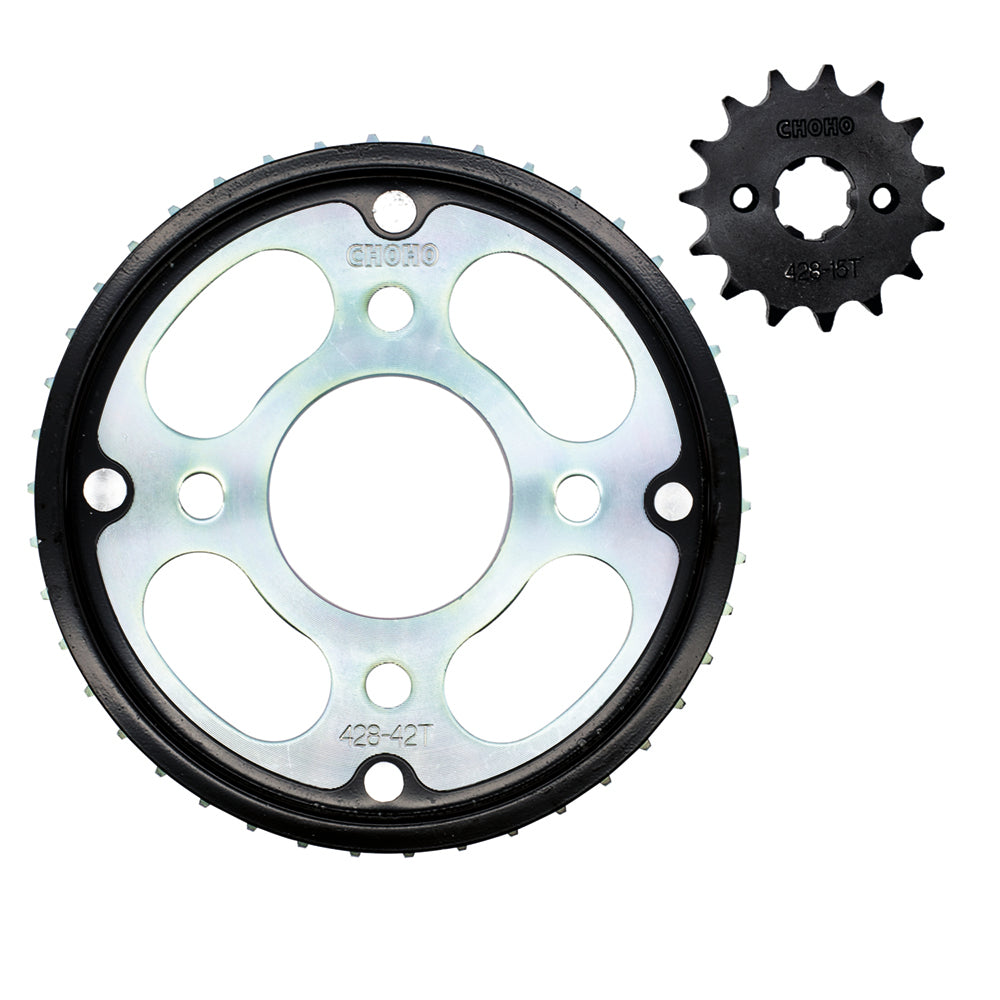 Kit de arrastre honda invicta cb 150 CHOHO | 42T/15T 428HS-128L buje-Solido