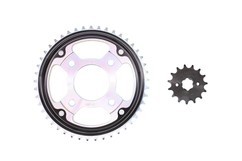 Kit de arrastre xblade 160 CHOHO | 45T/15T 428HS-132L buje-Solido