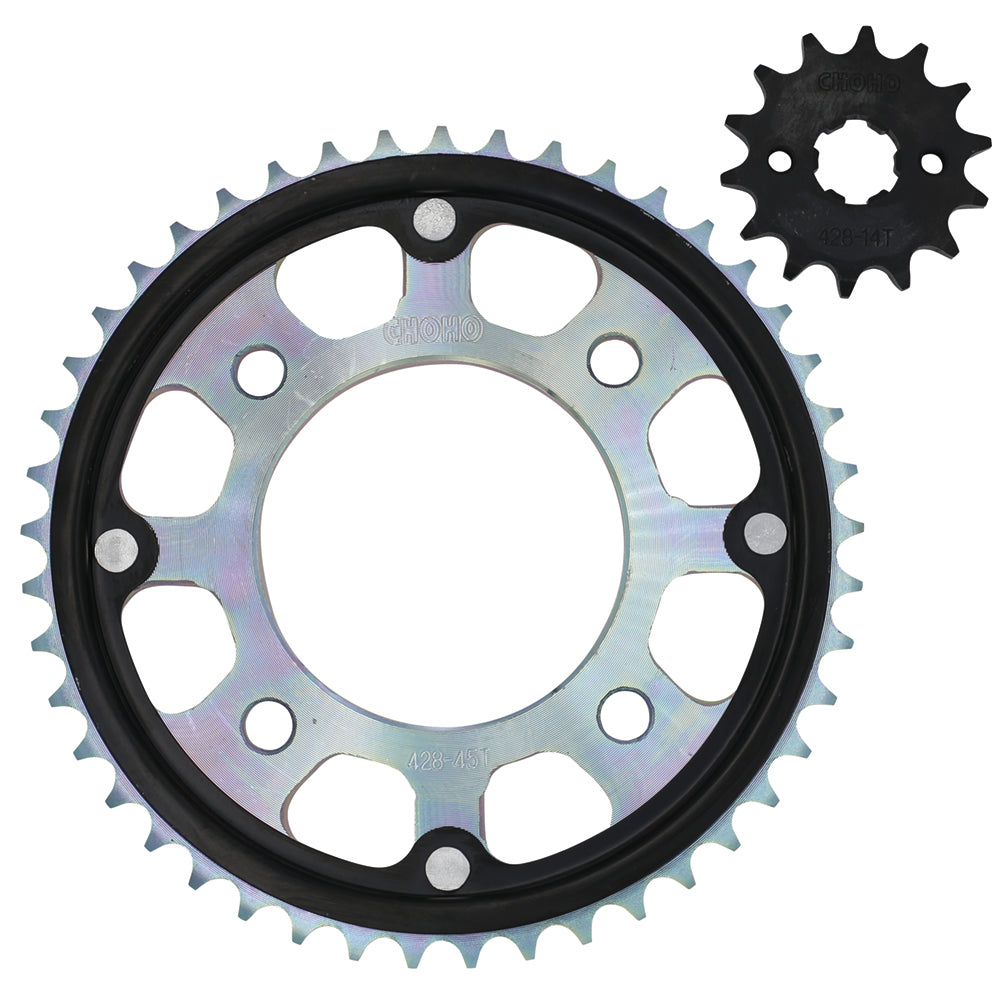 Kit de arrastre honda cb 190r CHOHO | 45T/14T 428HS-132L buje-Solido