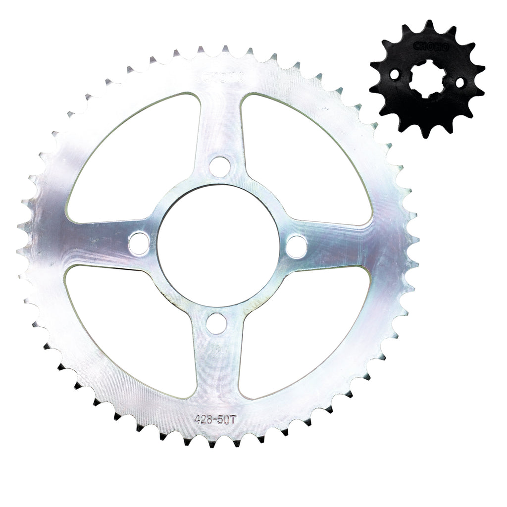 Kit de arrastre xtz 125 CHOHO | 50T/14T 428HS-132L buje-Solido