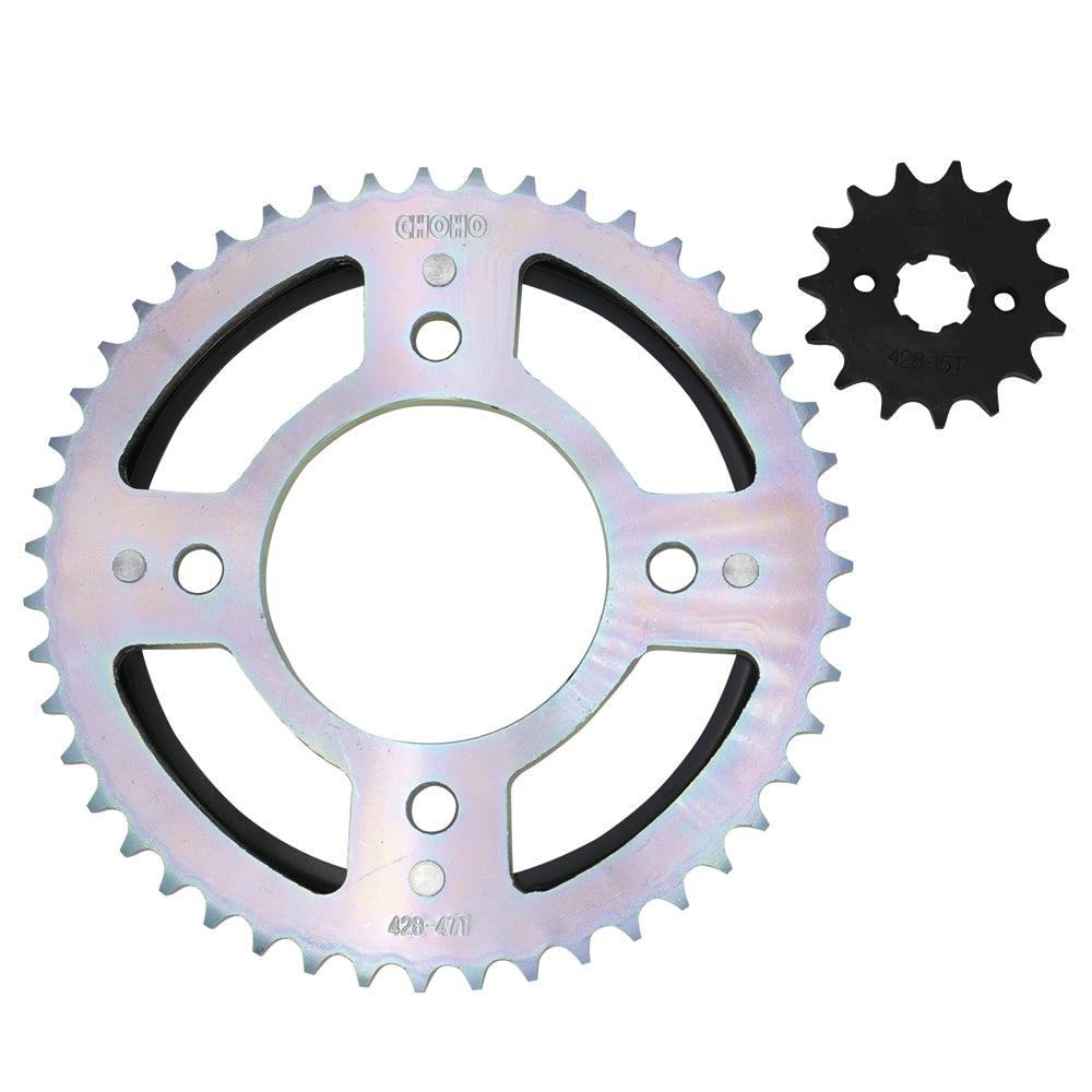 Kit de arrastre honda cb 160 CHOHO | 47T/15T 428HS-138L buje-Solido