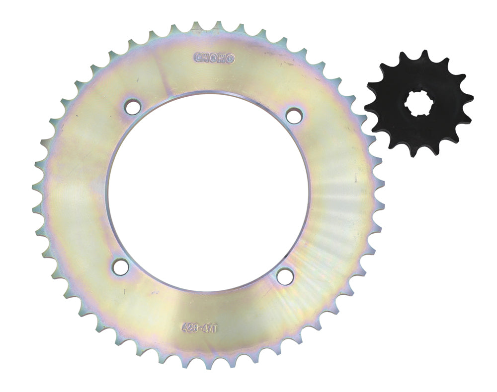 Kit de arrastre klx 150 2015 CHOHO | 47T/14T 428HS-132L buje-Solido