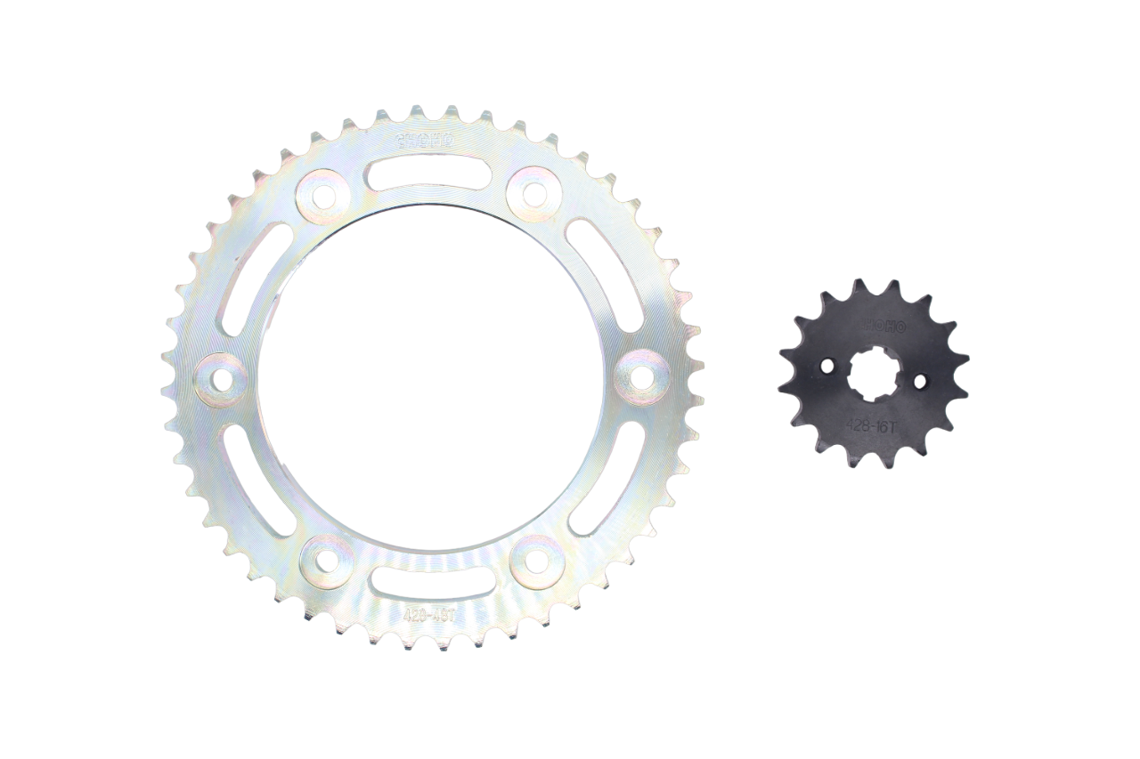 Kit de arrastre xre 190 CHOHO | 48T/16T 428HS-128L buje-Solido