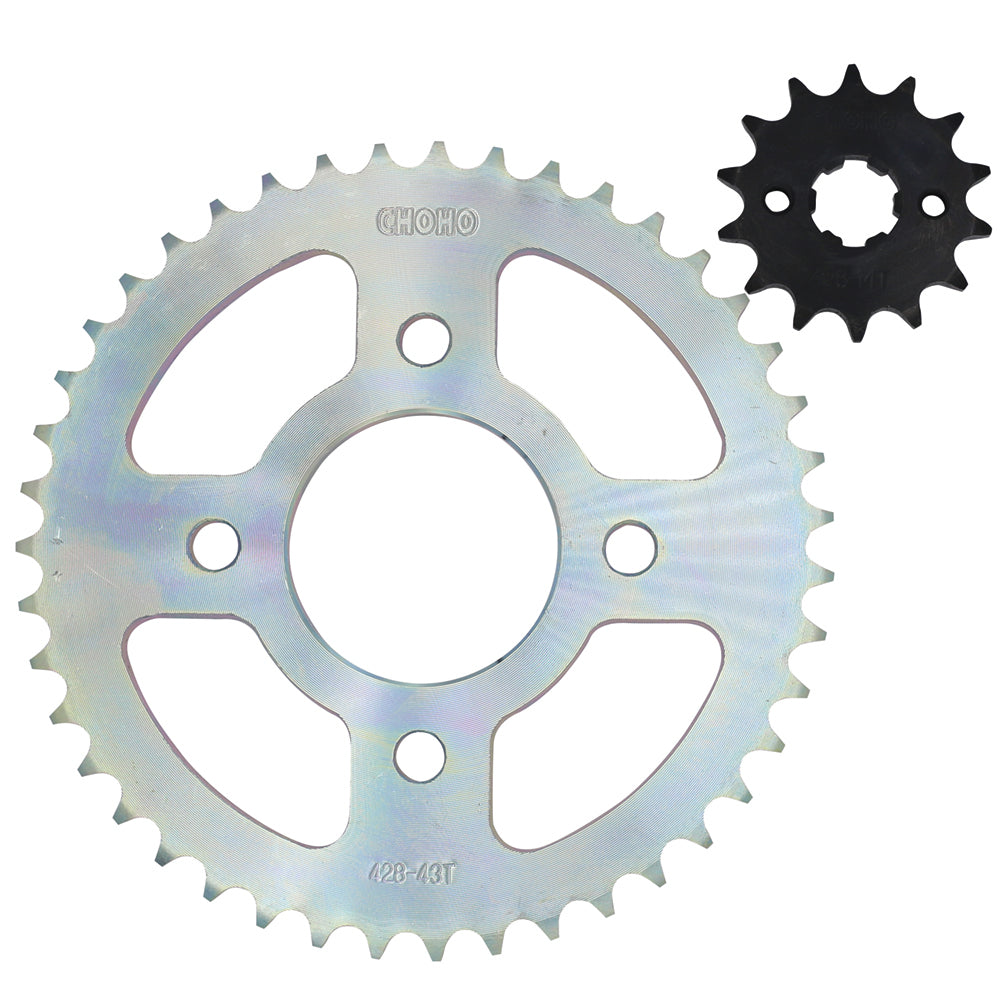 Kit de arrastre thriller 150 CHOHO | 43T/14T 428HS-128L buje-Solido