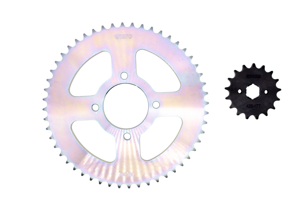 Kit de arrastre bomber 150 CHOHO | 52T/17T 428HS-132L buje-Solido