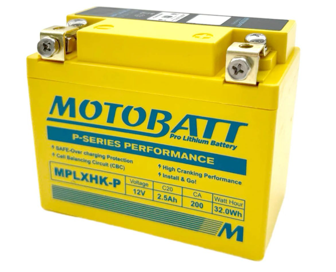 BATERIA MOTOBATT PRO-LITHIUM MPLXHK-P 2.2Ah CCA165