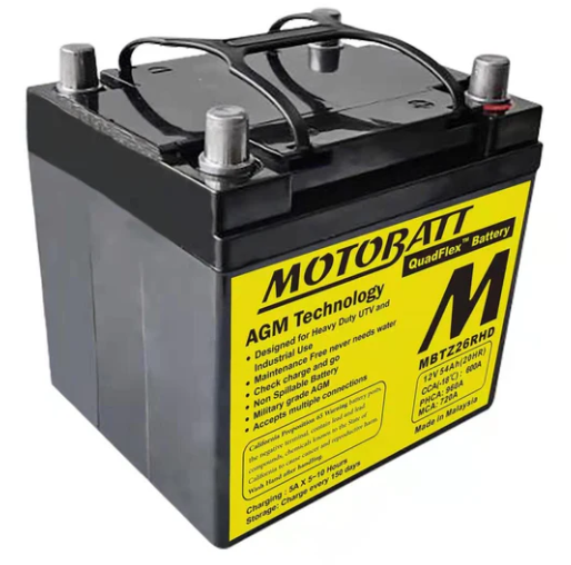 BATERIA AGM MOTOBATT MBTZ26RHD 54Ah CCA585