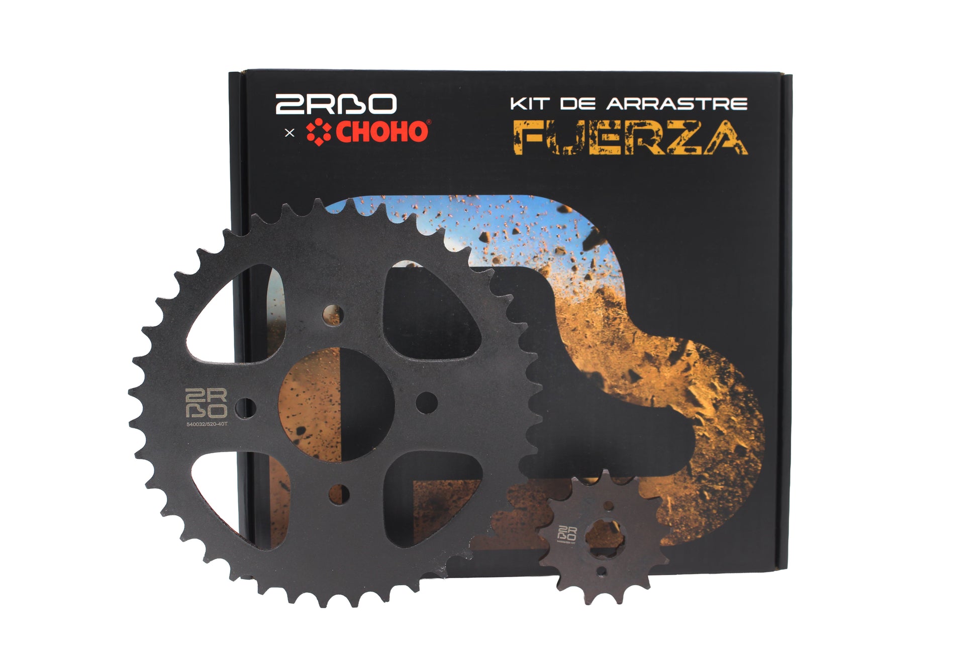 Kit de arrastre dr 150 suzuki fuerza extra 2RBO | 50T/15T 428HS-132L buje-Solido