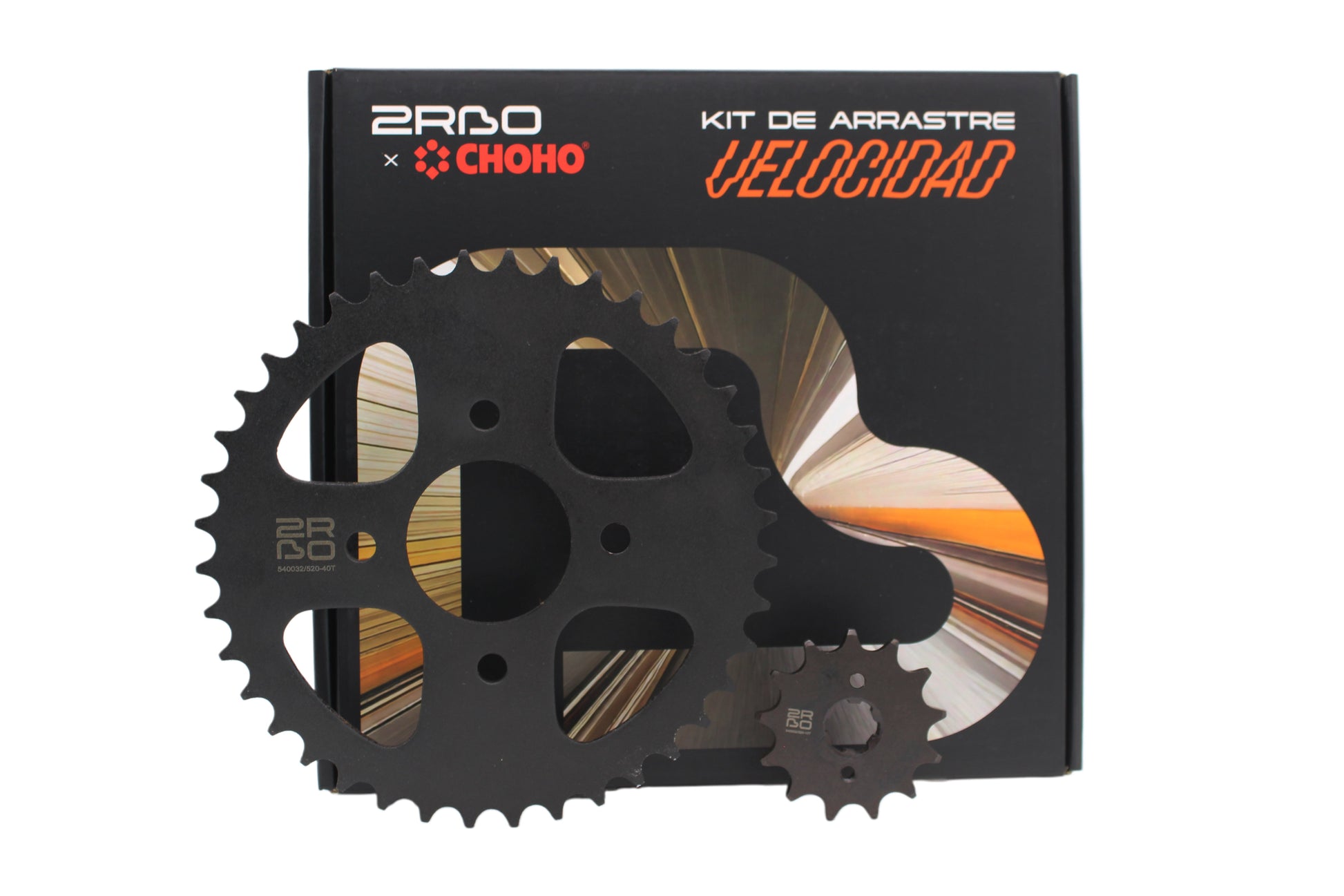 Kit de arrastre xr 150 2RBO | 49T/17T 428HS-138L buje-Solido
