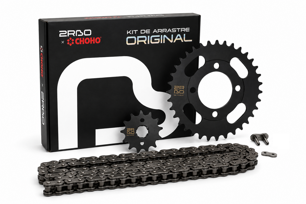 Kit de arrastre victory one 2RBO | 36T/13T 428H-120L reforzado