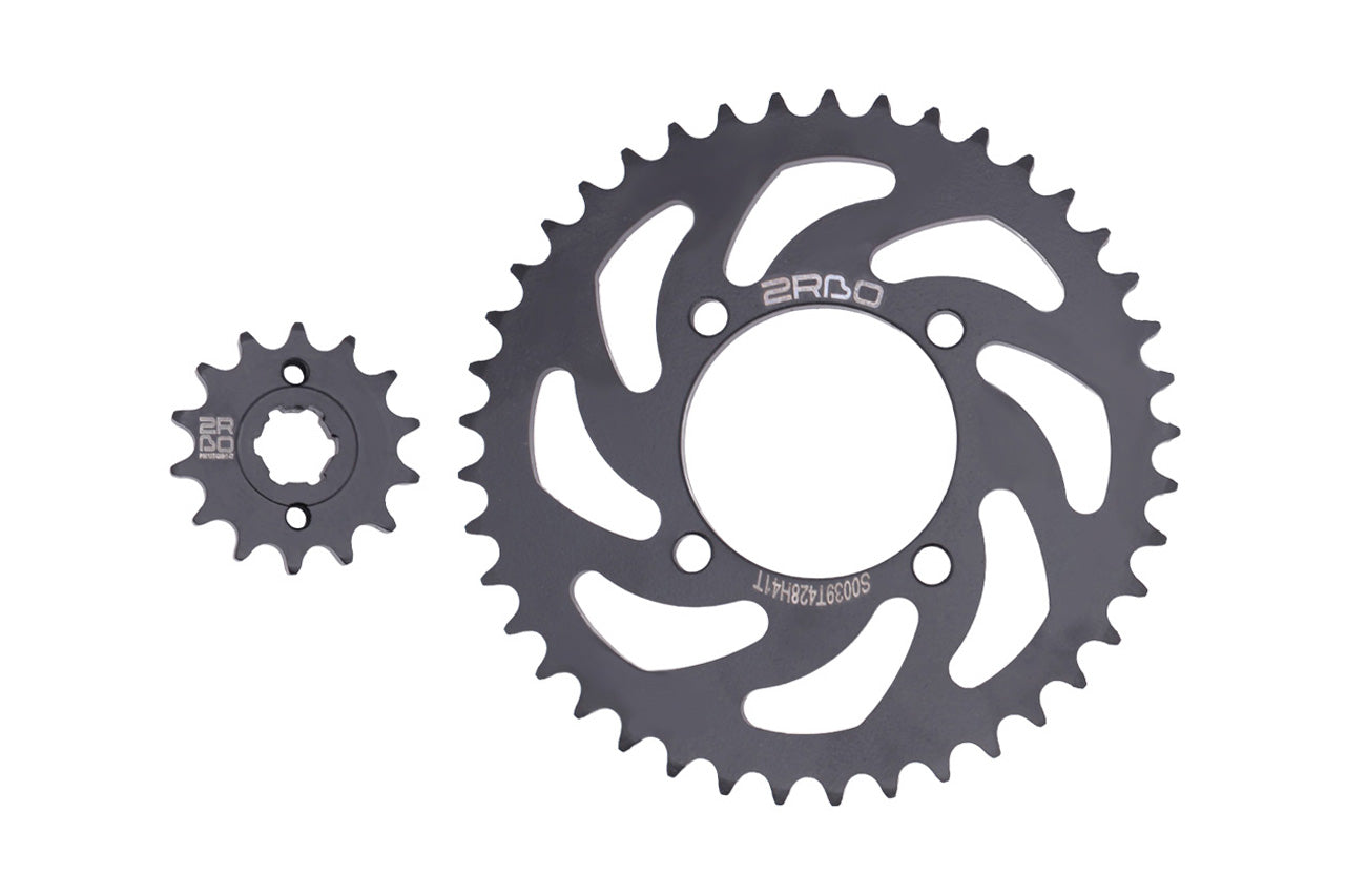 Kit de arrastre akt evo r3 2RBO | 41T/14T 428H-124L reforzado