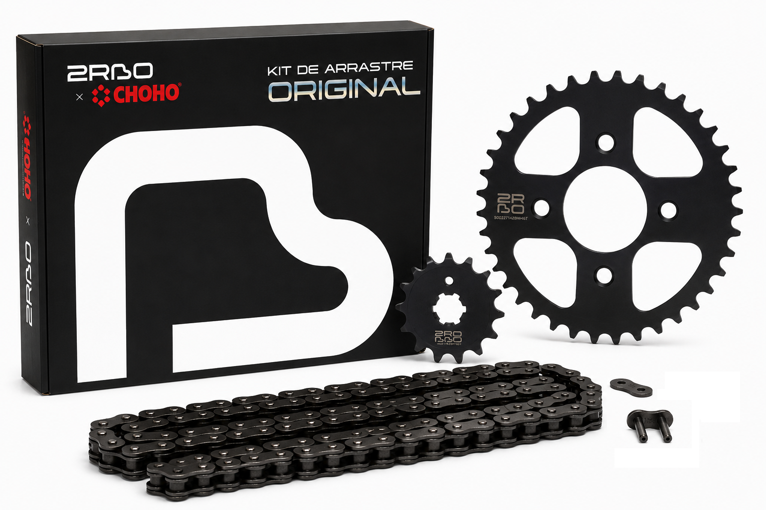 Kit de arrastre ns 160 2RBO | 46T/15T 428HS-138L buje-Solido
