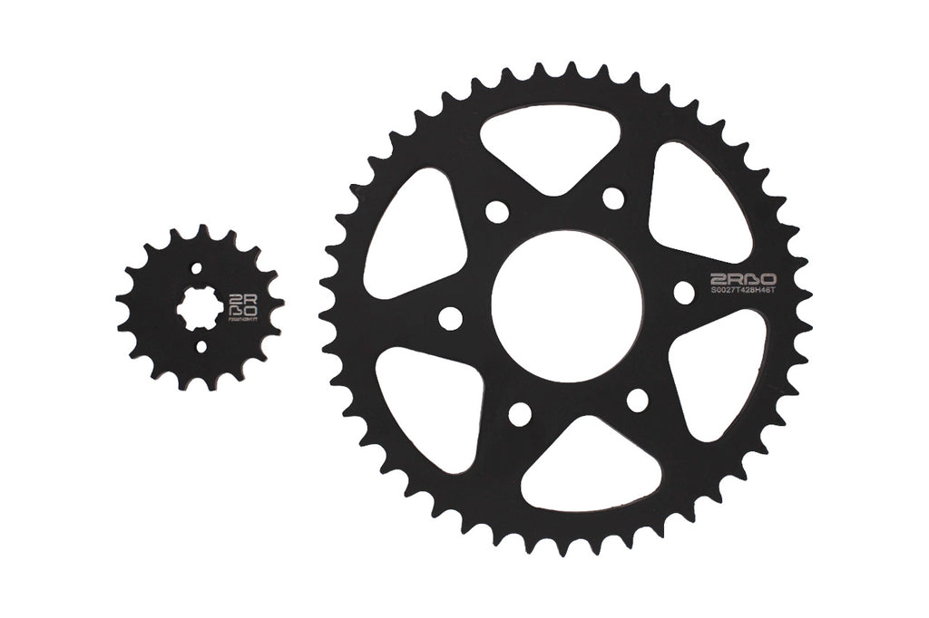 Kit de arrastre ns 200 racing velocidad 2RBO | 46T/17T 428HS-132L buje-Solido