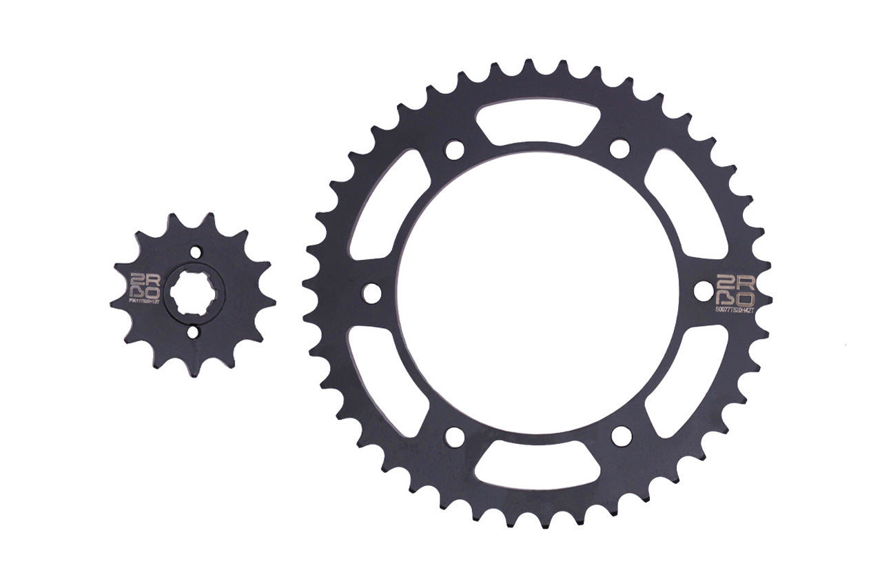 Kit de arrastre akt 125 tt 2RBO | 42T/13T 520HS-104L buje-Solido