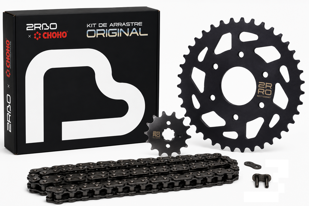 Kit de arrastre ns 200 2RBO | 39T/14T 520HS-110L buje-Solido