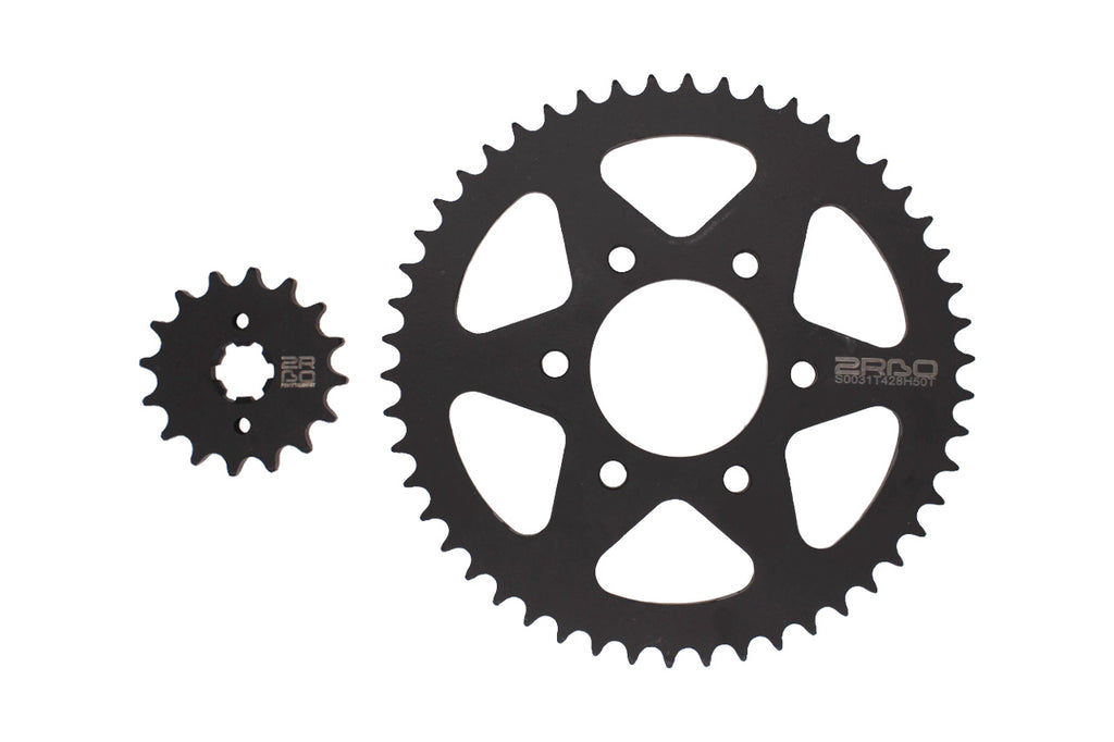 Kit de arrastre dr 150 suzuki fuerza 2RBO | 50T/16T 428HS-132L buje-Solido