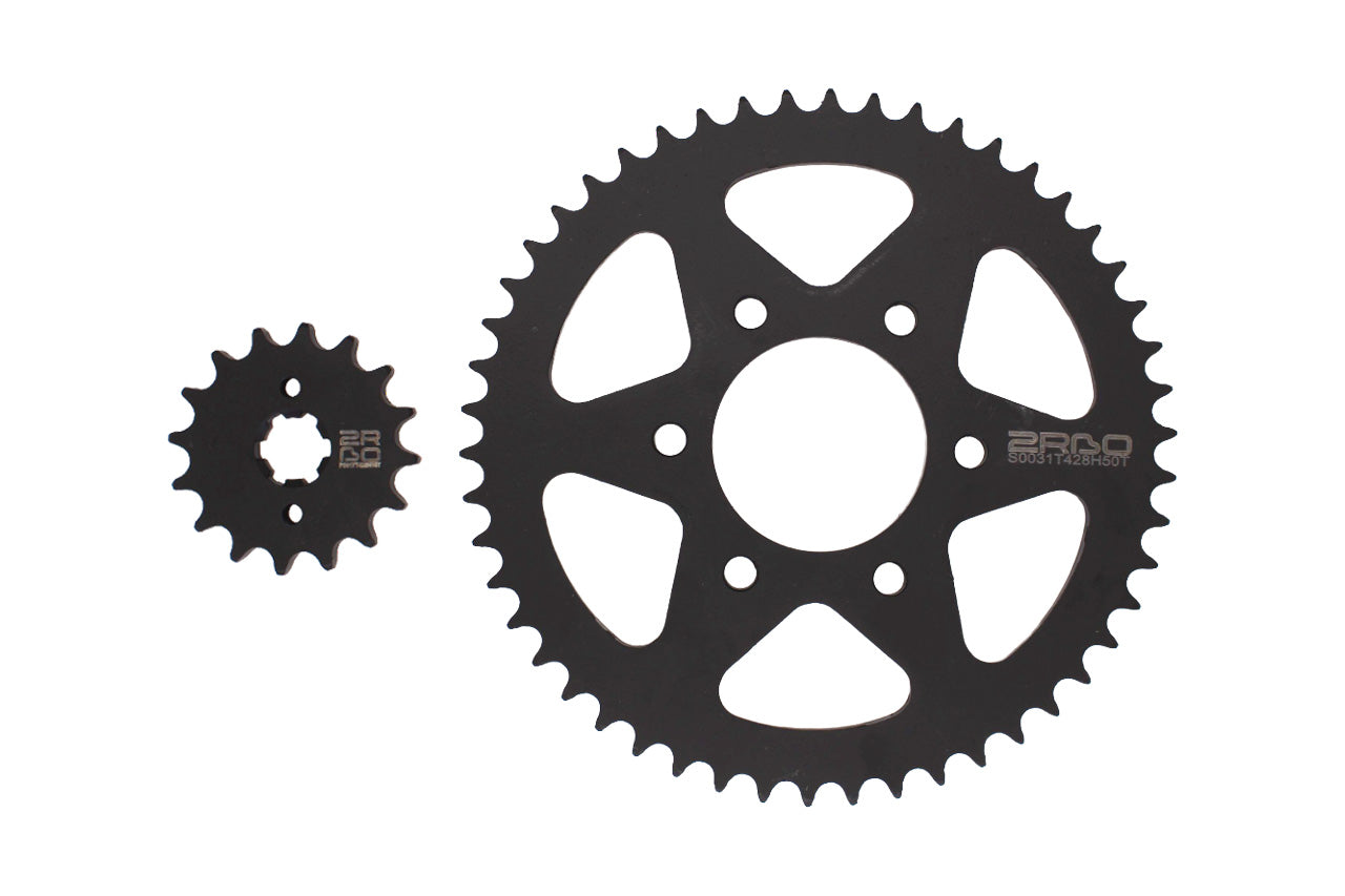 Kit de arrastre dr 150 suzuki fuerza 2RBO | 50T/16T 428HS-132L buje-Solido