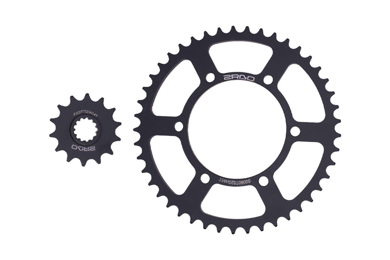 Kit de arrastre z250 kawasaki velocidad 2RBO | 45T/14T 520HO-120L Oring