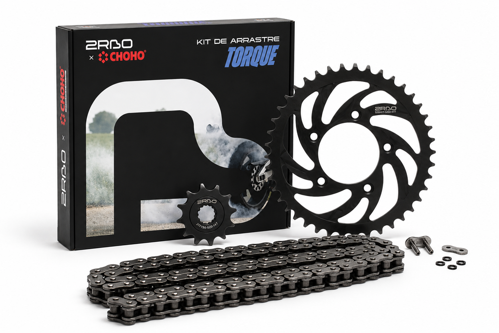 Kit de arrastre 2RBO SUZUKI V-STROM 250 DL (TORQUE) 47T/13T + 520HO(L)-120L