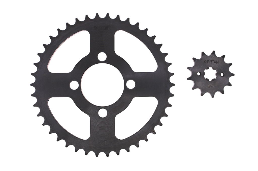 Kit de arrastre boxer ct 100 SPARTAN | 42T/13T 428H-120L reforzado