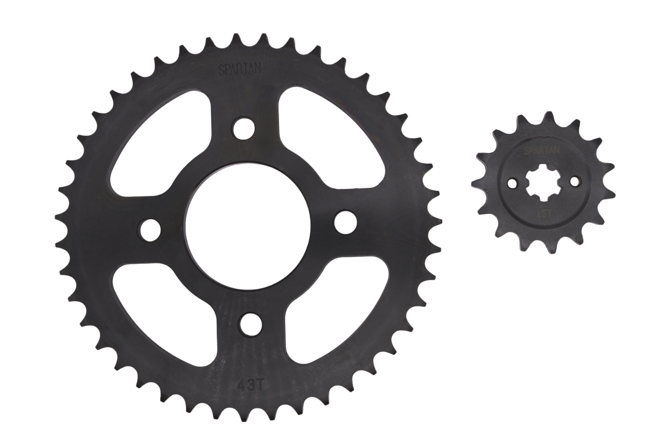 Kit de arrastre boxer 150x velocidad SPARTAN | 43T/15T 428H-132L reforzado