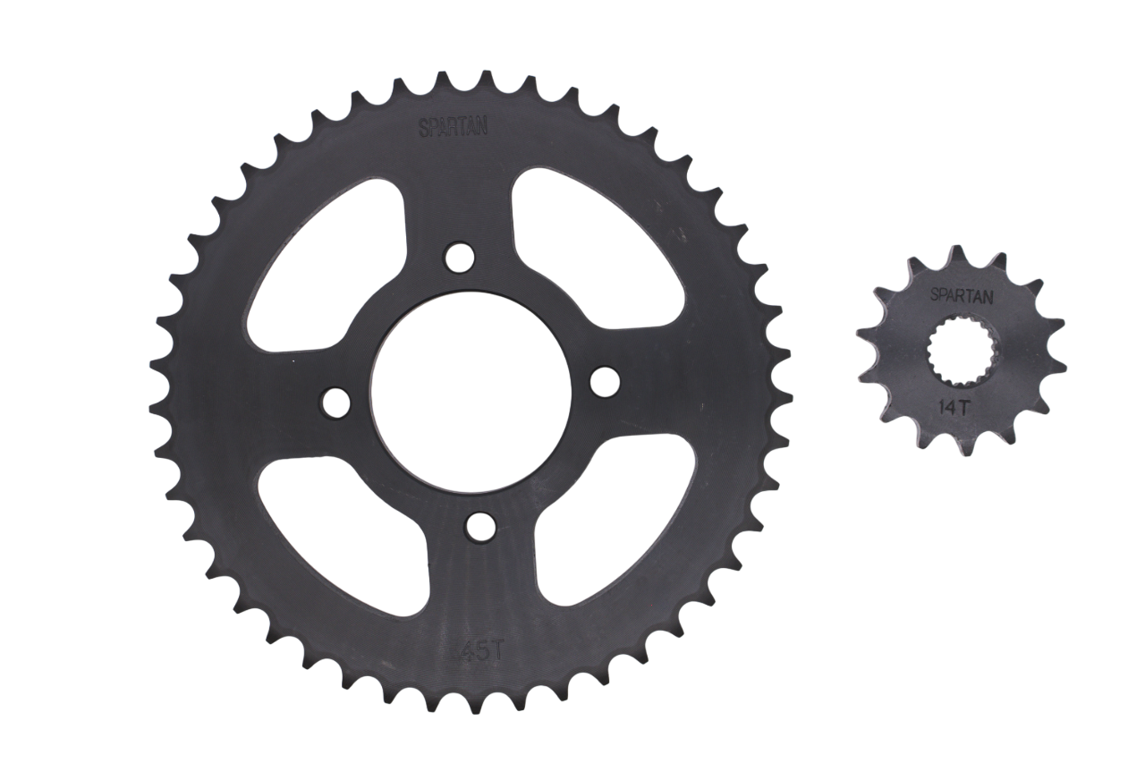 Kit de arrastre gs 125 SPARTAN | 45T/14T 428H-124L reforzado