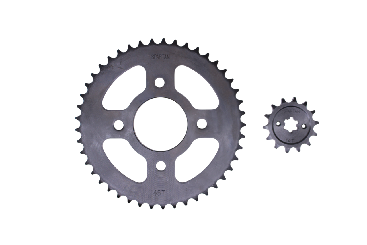 Kit de arrastre boxer bm 150 torque extra SPARTAN | 45T/14T 428H-132L reforzado