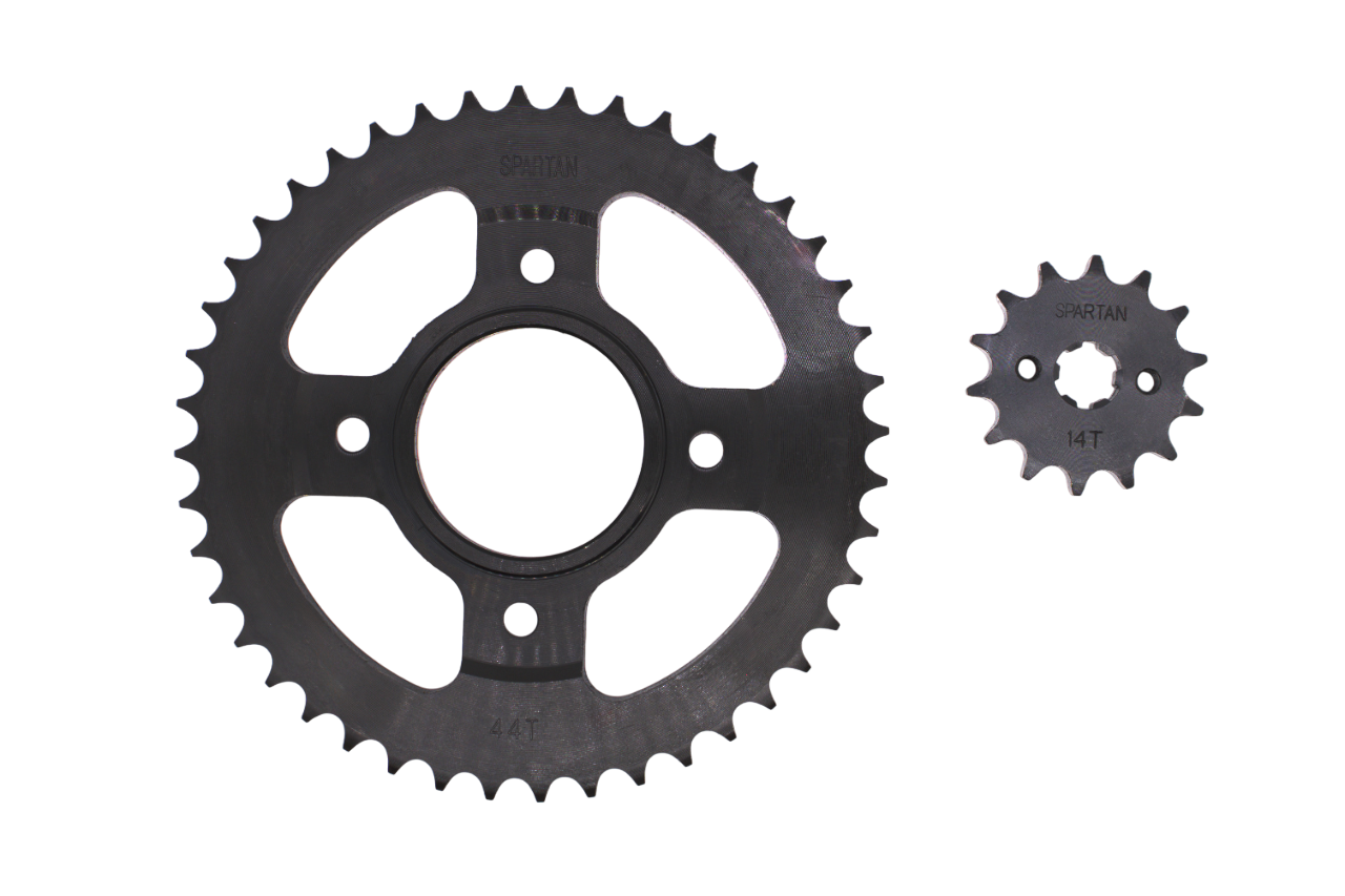 Kit de arrastre eco deluxe SPARTAN | 44T/14T 428H-120L reforzado